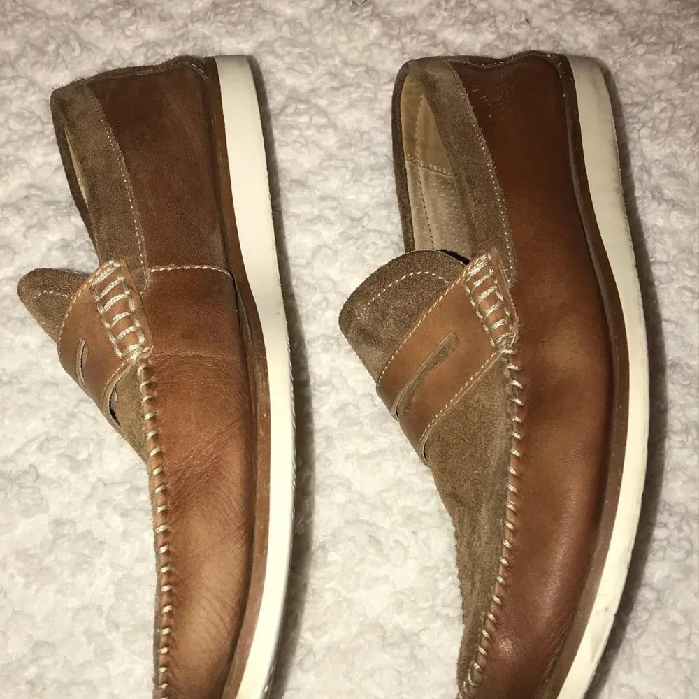 Aston Grey scadicci penny loafers size 9‎